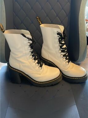 Dr. Martens Chesney  Lace-Up Platform Combat Boots 8